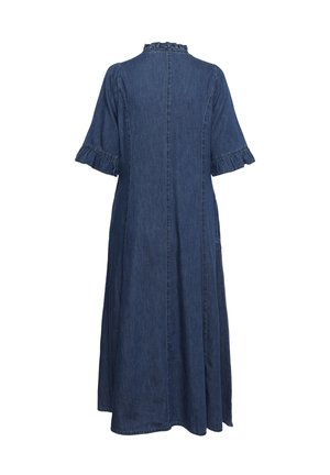 Culture, CUMAXY FITTED ARPA DRESS - Vestido vaquero - dark blue wash