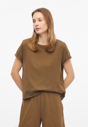 s.Oliver, T-SHIRT - T-Shirt basic - dunkelbraun