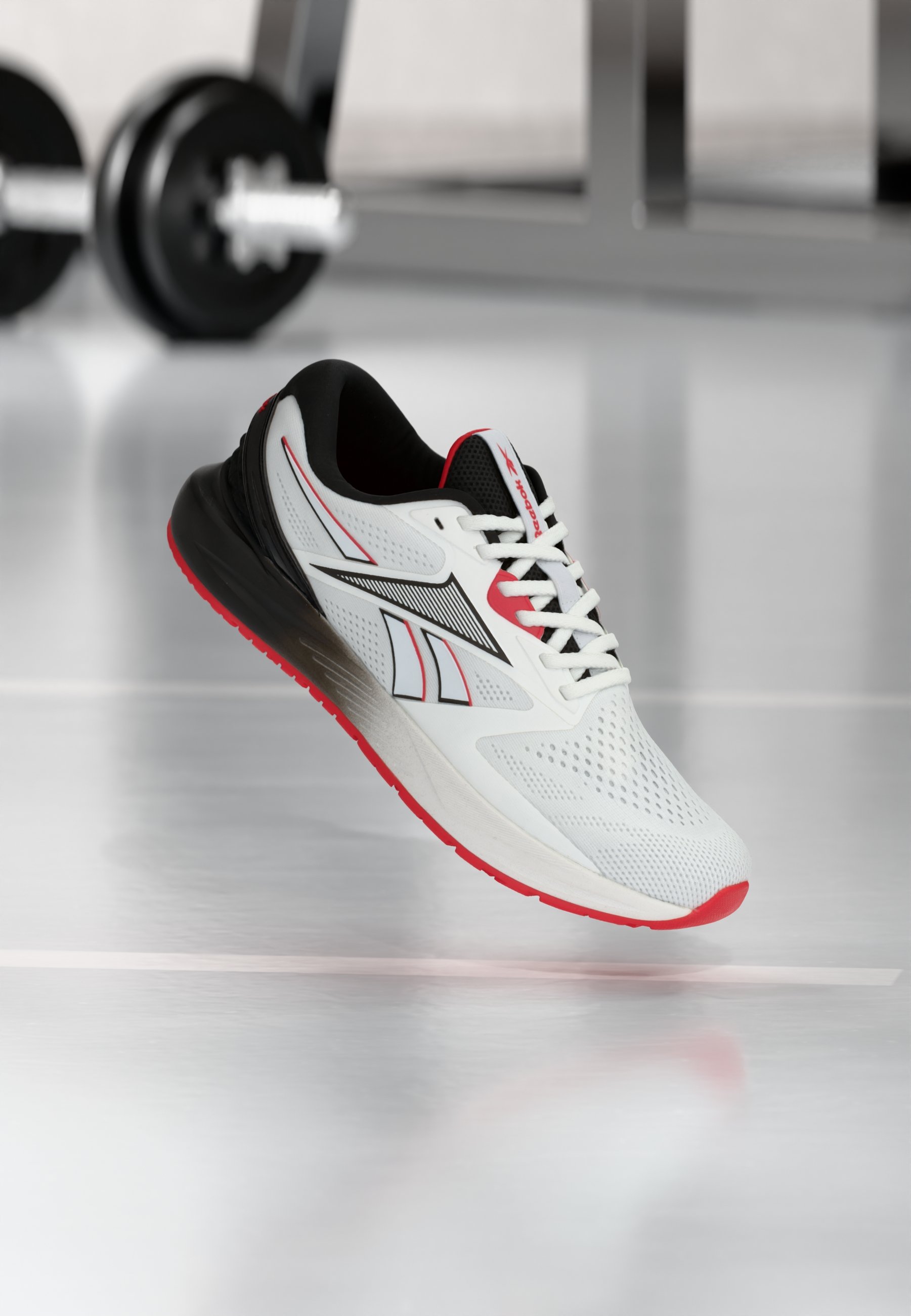 Reebok NFX TRAINER - Trainingsschoen - white/black/sport red/wit