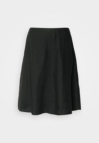 SKIRT FLARED SHAPE KNEE LENGTH - A-snit nederdel - black