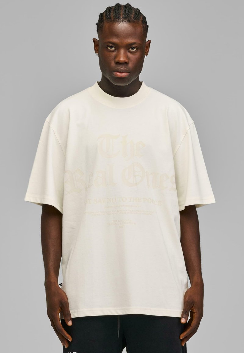 Fast and Bright REAL ONES TEE - T-shirts print - white