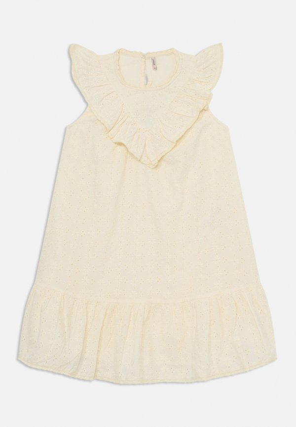 KMGMARGOT LIFE EMBROIDERY DRESS - Day dress - tofu