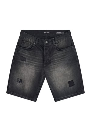 Antony Morato, DENIM SHORT ARGON SLIM FIT IN RIGID BLACK-BLACK DENIM - Shorts vaqueros - black