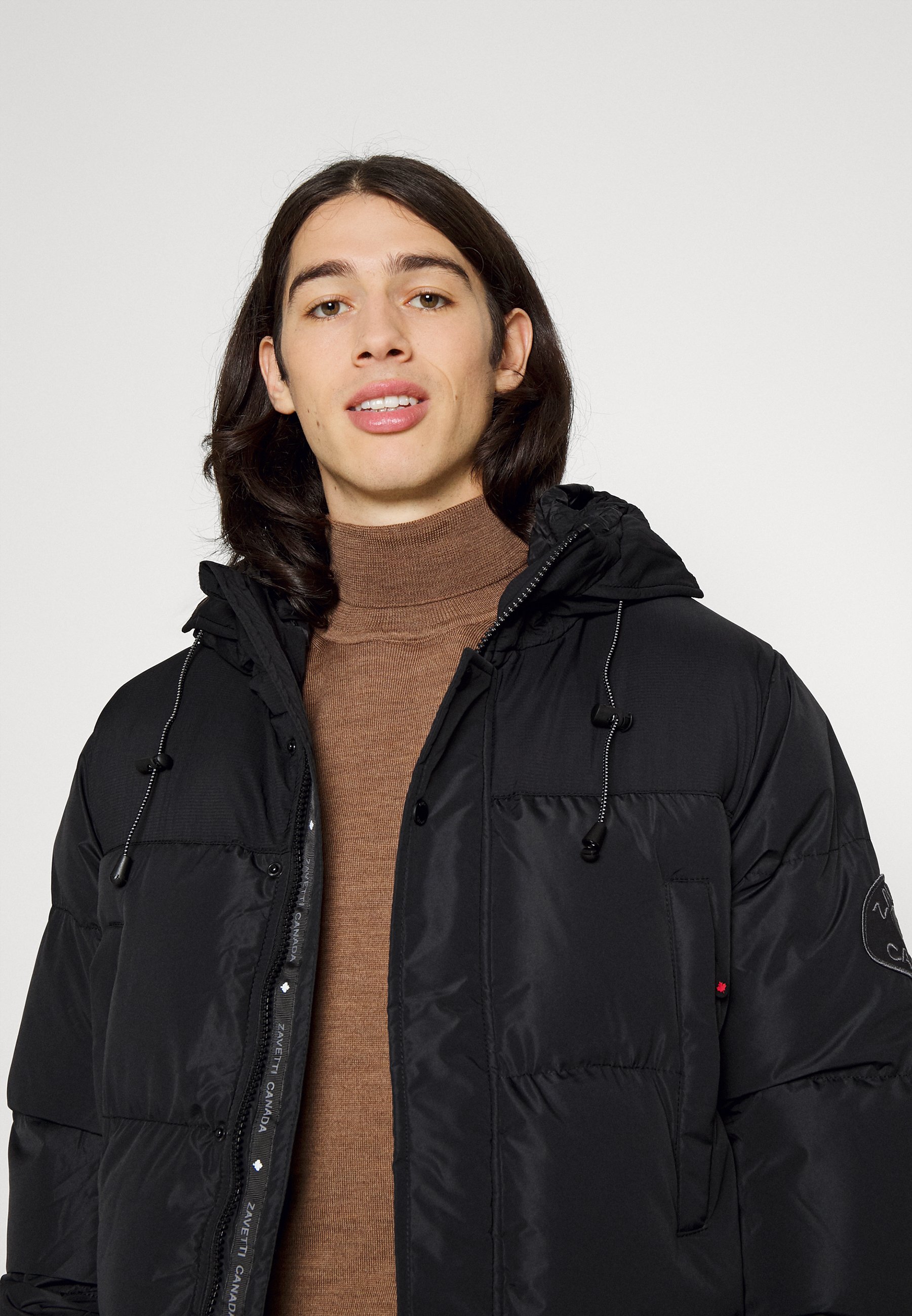 zavetti black puffer jacket
