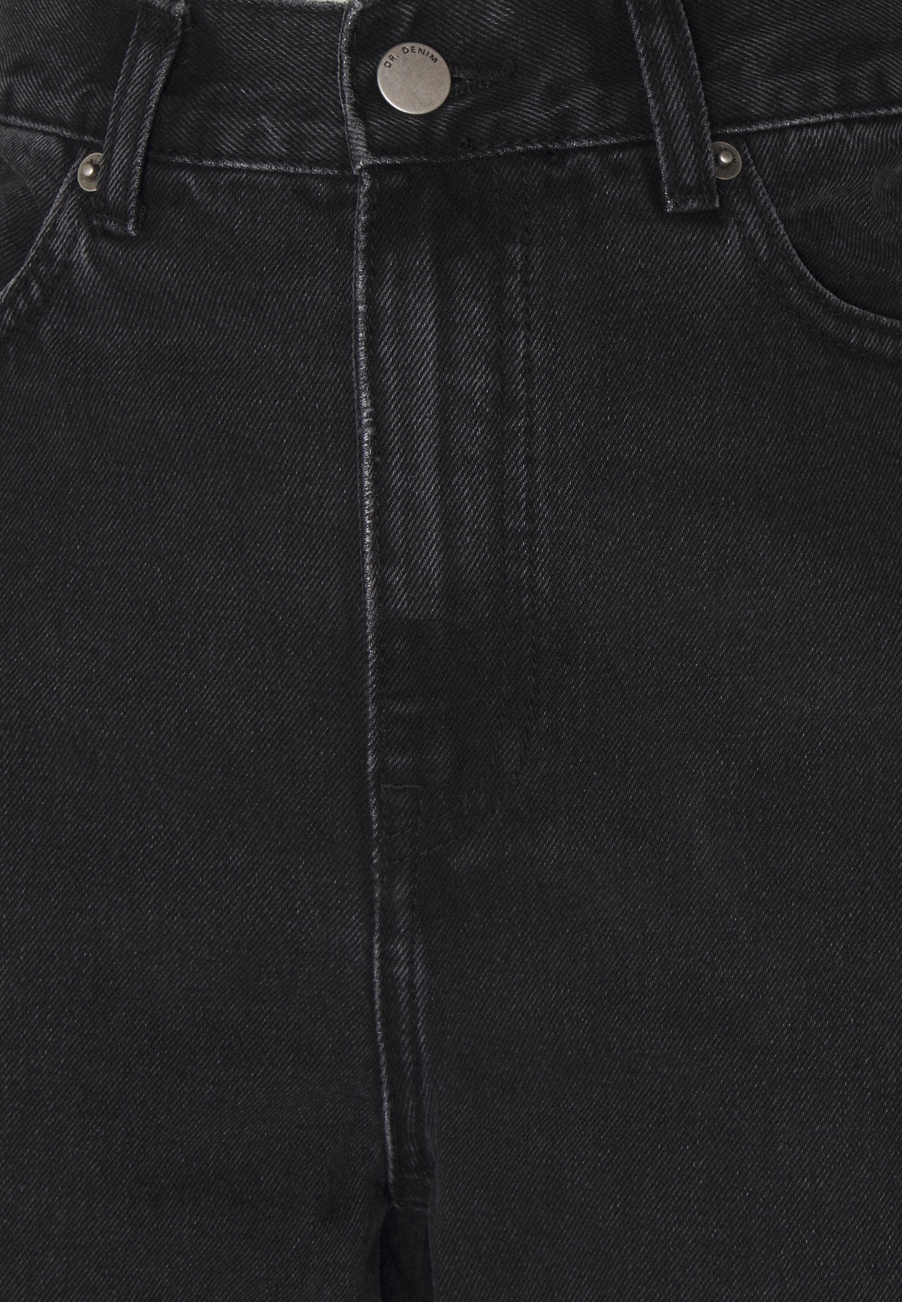 black ripped bootcut jeans