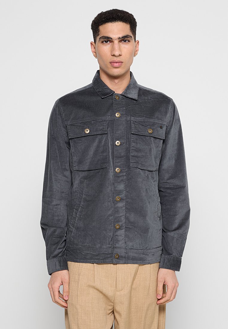 NO EXCESS Lichte jas donkergrijs