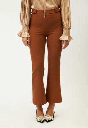 FLARED  - Trousers - caramel