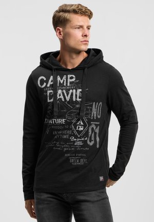 MIT FRONTPRINT - Long sleeved top - black