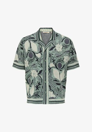 Only & Sons, KNITTED SHIRT ONSDUKE KNITTED CARDIGAN - Hemd - iceberg green