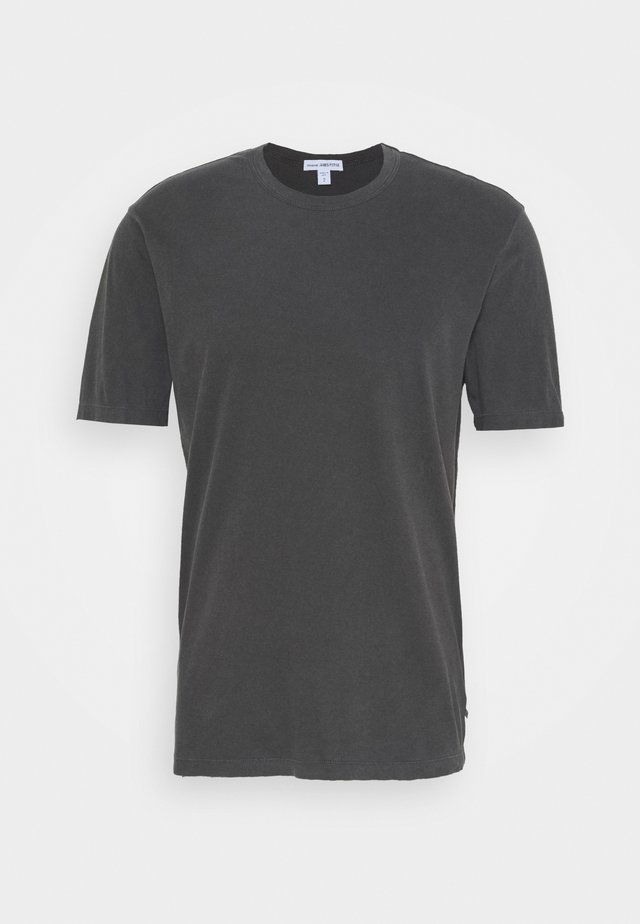 GRAPHIC CREW NECK - T-shirt - bas - carbon
