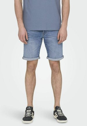 Jeansshorts - medium blue denim