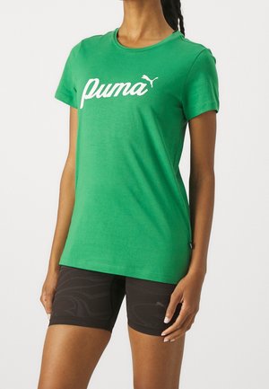 T-shirt med print - green