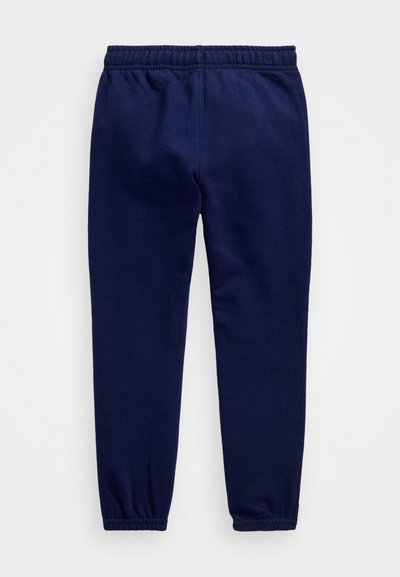 Polo Ralph Lauren STRIPED FRENCH TERRY JOGGER PANT - Tepláky - newport navy/white