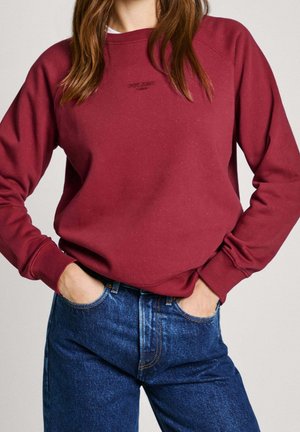 Sweatshirt - dark red