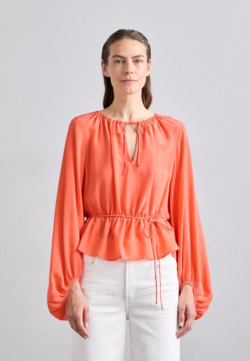 DESIGNERS REMIX - PAYTON BLOUSE - Bluse - coral, Forstørre