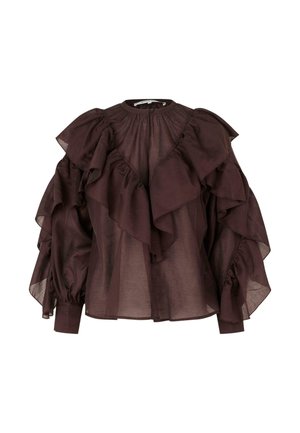 Second Female Blus - chocolate plum
