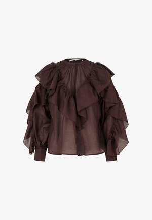 Second Female Blouse - chocolate plum