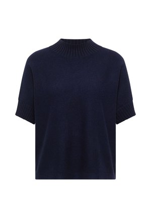 Cecil, DOLMAN PULLOVER MIT TURTLE NECK - T-shirts basic - urban dark blue