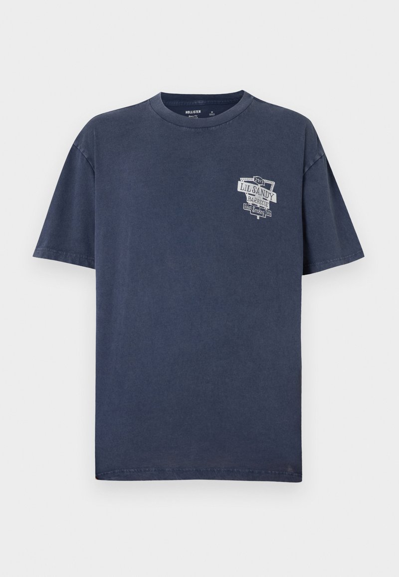 Hollister Co. T-shirt print donkerblauw
