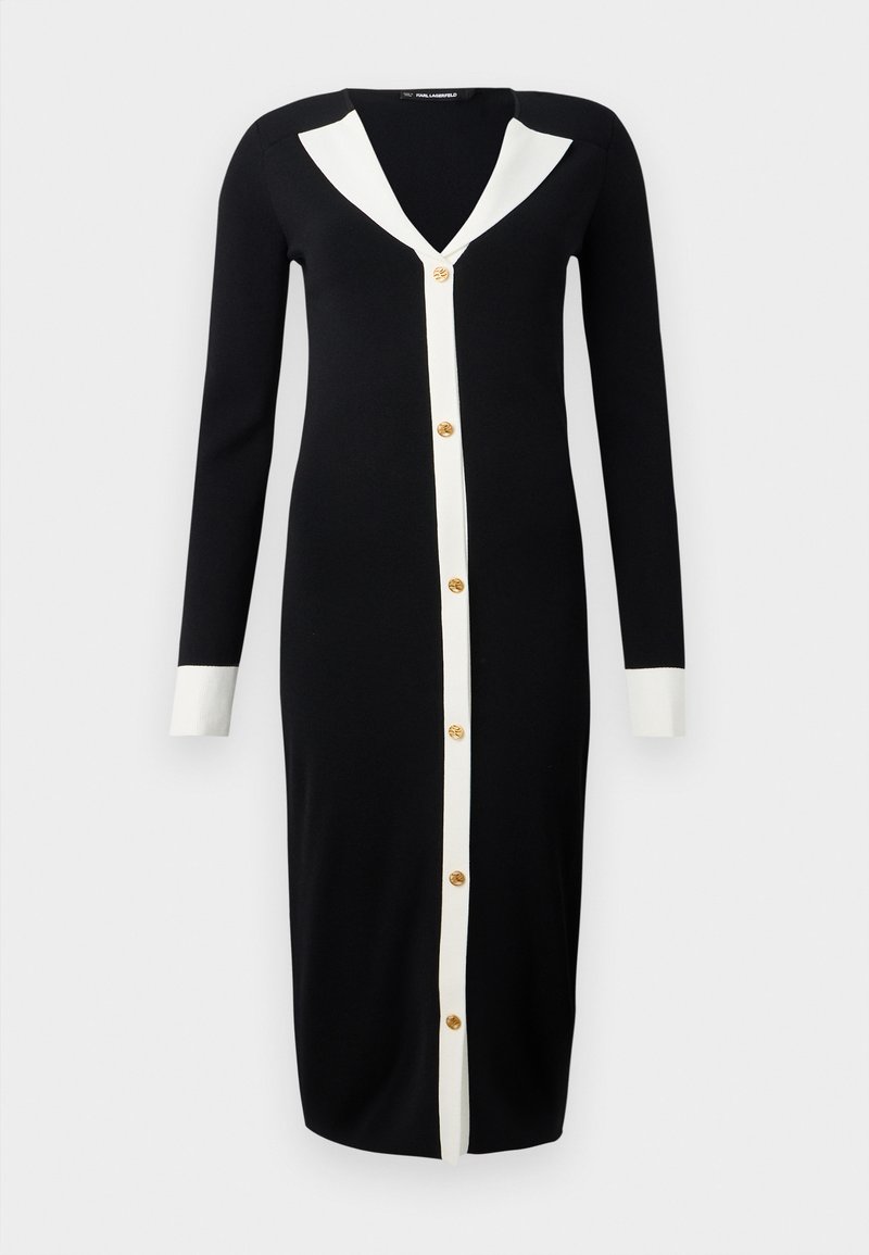 Karl Lagerfeld Gebreide jurk zwart