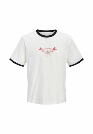 Jack & Jones, T-SHIRT T-SHIRT - T-shirts print - snow white