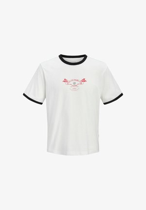Jack & Jones, T-SHIRT T-SHIRT - T-shirts print - snow white