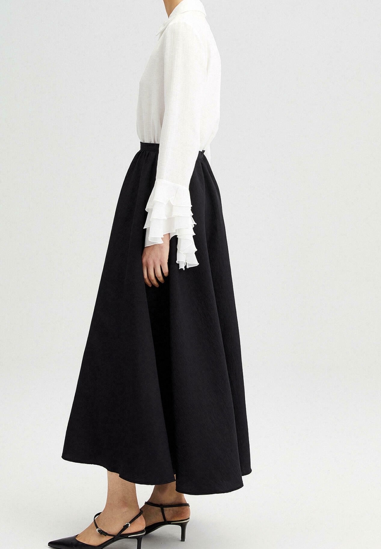 Touché Privé A-lijn rok - black/zwart - (Pre-owned) - Zalando.nl
