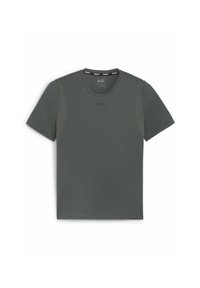 Puma - TRIBLEND ULTRABREATHE TEE - Sports T-shirts - mineral gray Miniaturebillede 1