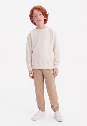 New Balance, SMALL LOGO JOGGER - Παντελόνι φόρμας - stoneware