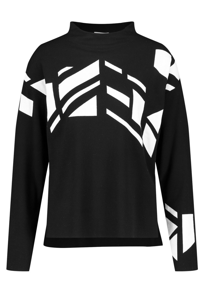 GERRY WEBER Rundhalspullover Gerippter Pullover Mit Dekozipper In Der Seitennaht Cs0qcm0qi