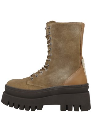 COAST - Platform ankle boots - taupe suede sm