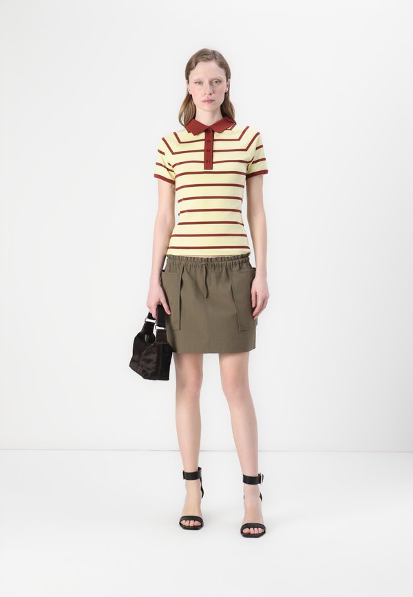 CRESS SKIRT - Mini skirt - dark greige2