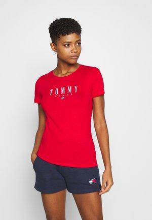 ESSENTIAL LOGO TEE - T-shirt print - deep crimson
