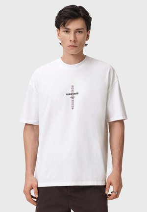 KNOX CREW - T-shirt med print - ashen white