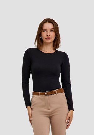 FALKE, Longsleeve - black