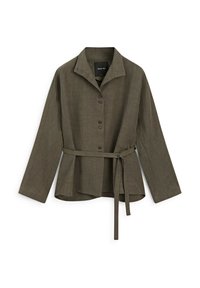 STAND COLLAR - Lehká bunda - mottled brown