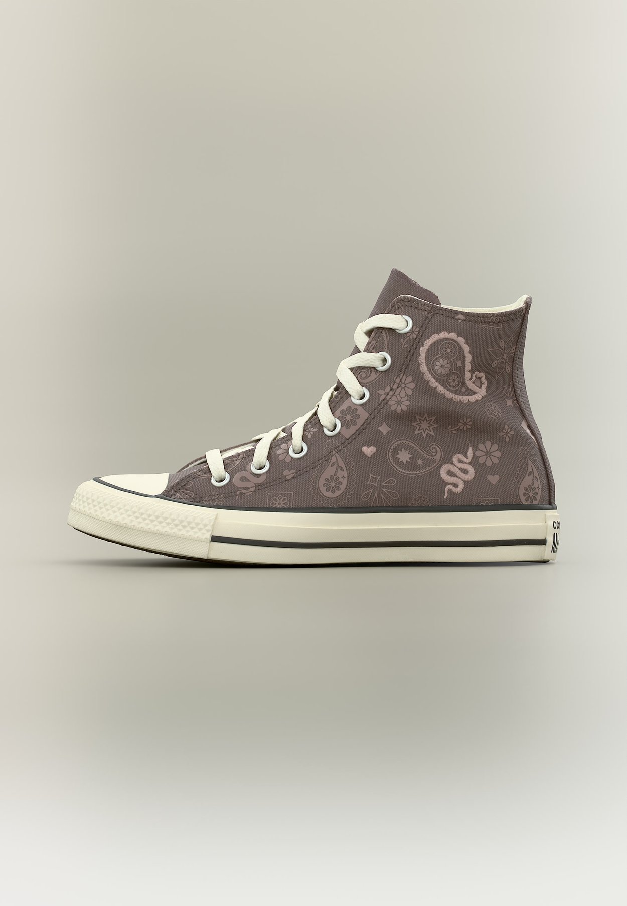 Converse CHUCK TAYLOR ALL STAR UNISEX - High-top trainers - pot hole plum/bite the dust