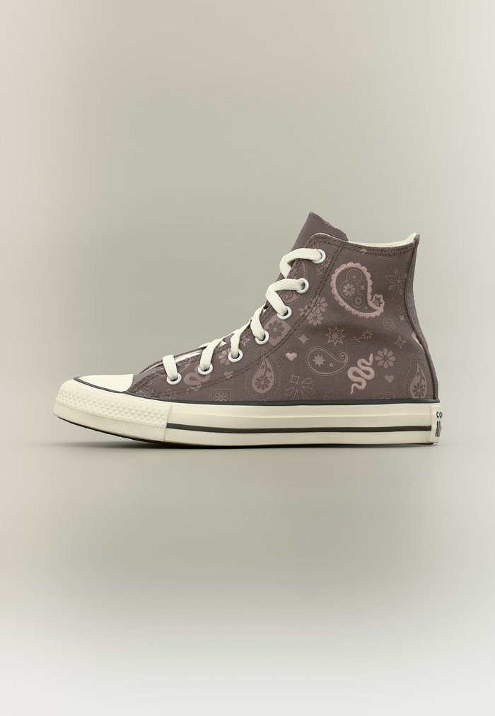 Converse CHUCK TAYLOR ALL STAR UNISEX - High-top trainers - pot hole plum/bite the dust