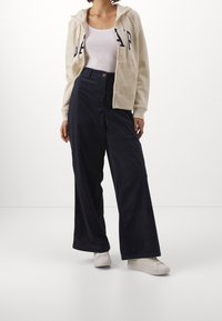 Vero Moda Petite Tygbyxor - dark blue