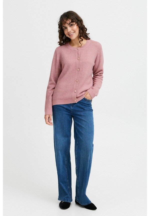 FRELVIRA - Cardigan - nostalgia rose melange2