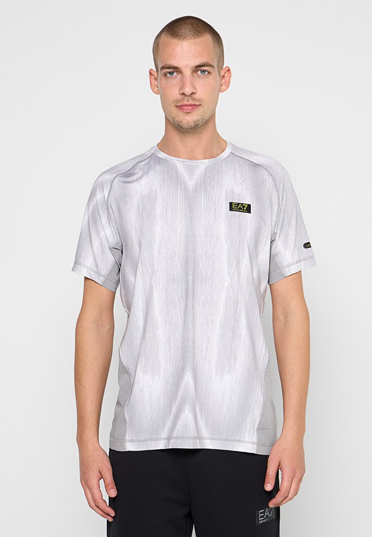 EA7 Emporio Armani Sport T-shirt grijs EA7 Emporio Armani Sport T-shirt grijs