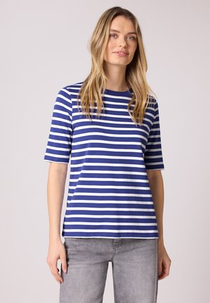 GESTREIFTES - T-shirt print - blau