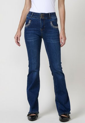 Bootcut jeans - dark blue