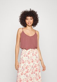 Vero Moda - VMFILLI SINGLET - Top - rose brown Miniatura obrázku 1