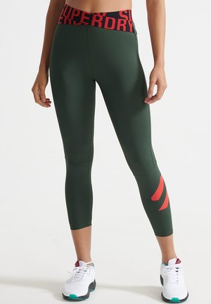 Superdry & Co Legging (type pantalon) - green