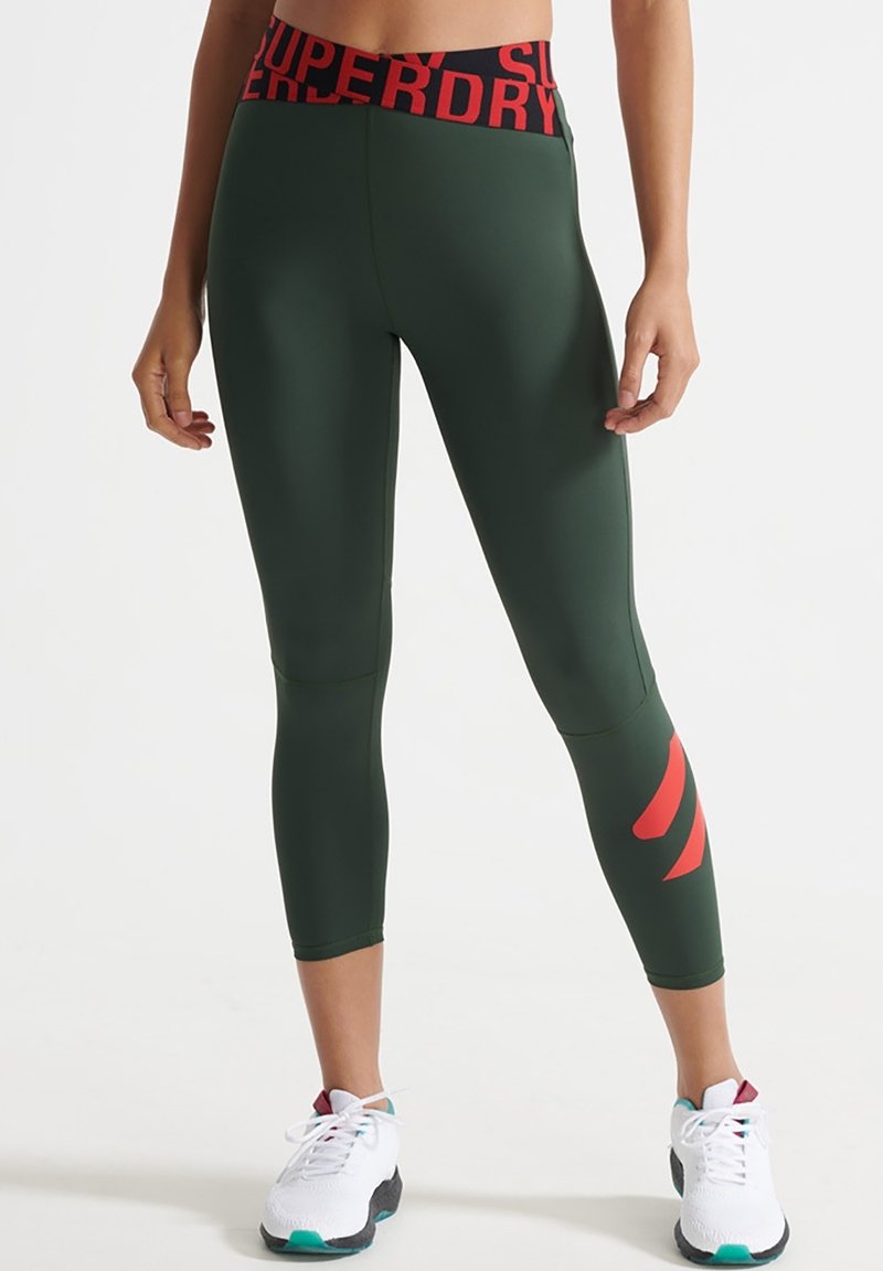 Superdry & Co Legging (type pantalon) - green