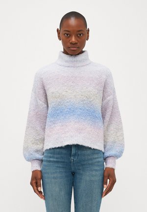ONLLUNA HIGH NECK  - Strikkegenser - blue