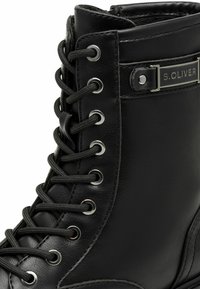 s.Oliver Platform ankle boots - black