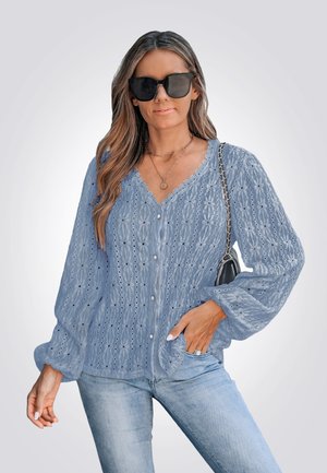 Košilová halenka  - light blue