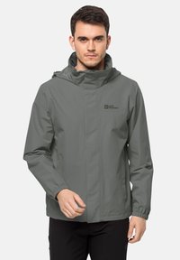 Jack Wolfskin STORMY POINT 2L JACKET - Regenjas - gecko green